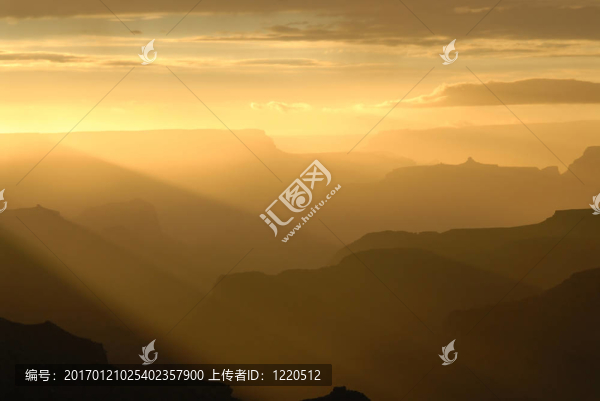 大峽谷的日落