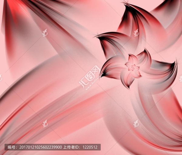 粉色的花瓣摘要