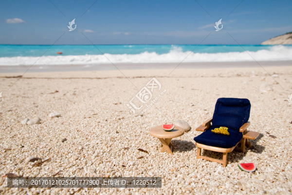 海灘上的家具