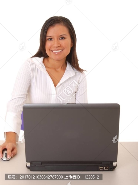 年輕的女商人