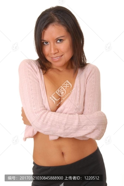 可愛的黑發(fā)女孩