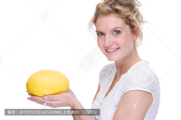 女人與甜瓜