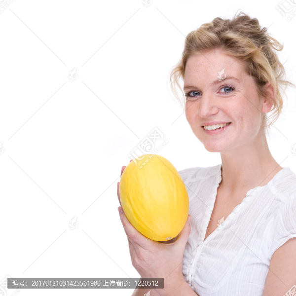 女人與甜瓜