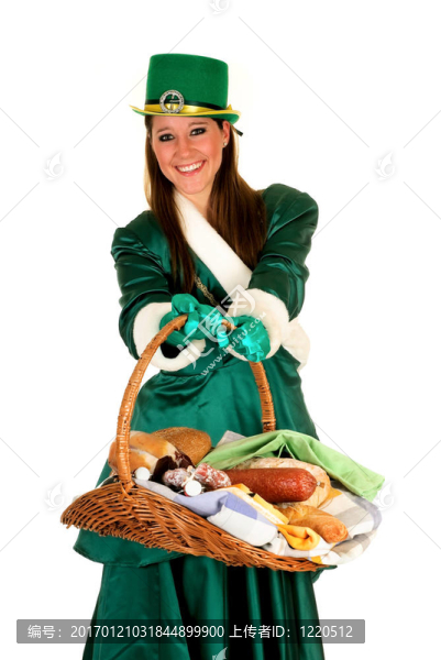 圣帕特里克假日女人