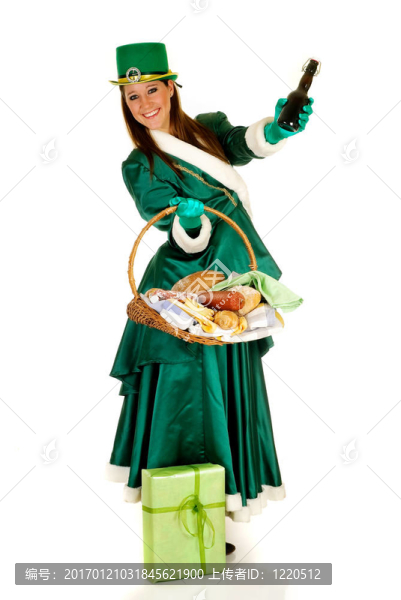 圣帕特里克假日女人