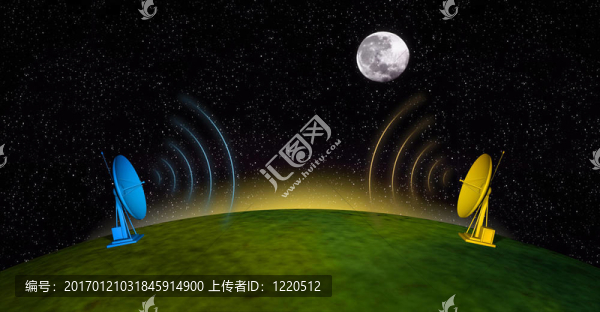 兩種顏色的天線