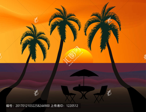 熱帶晚霞