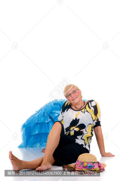 傘的女人