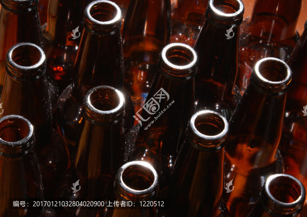 回收的啤酒瓶