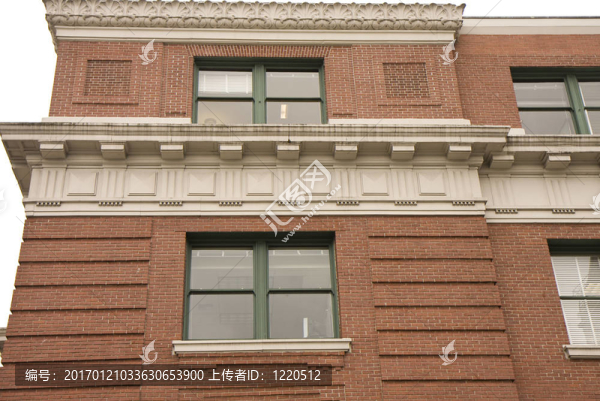 舊磚和裝飾與Green,Windows