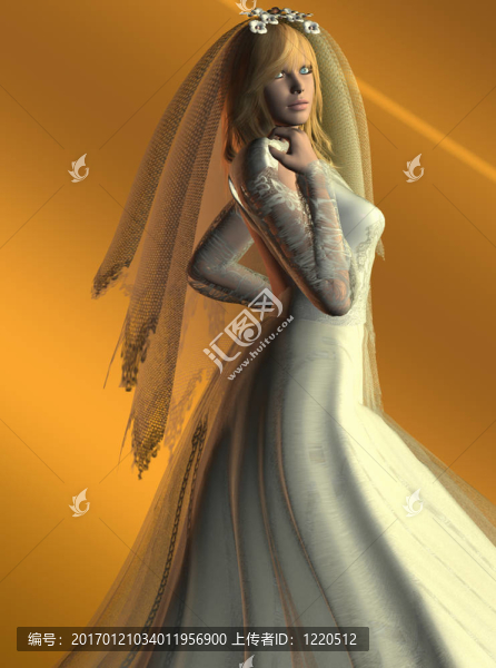 穿婚紗的女人