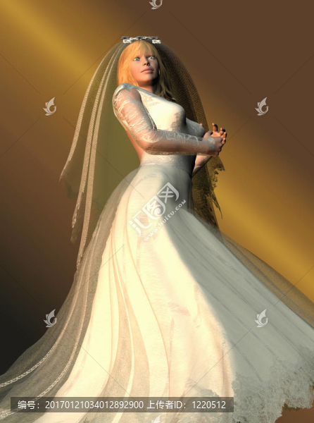 穿婚紗的女人