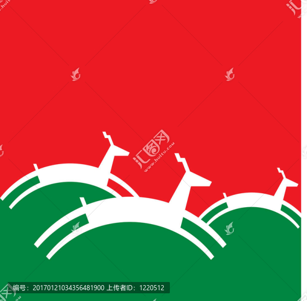 馴鹿的背景