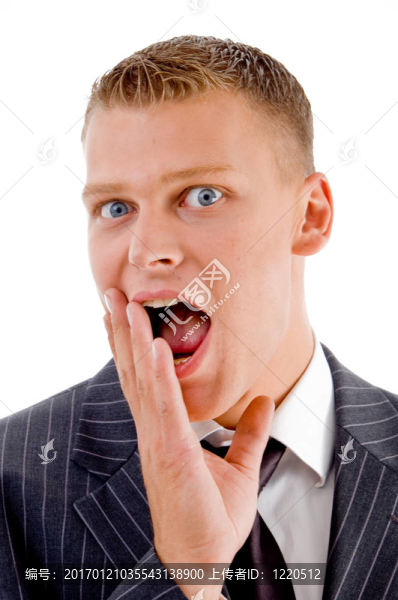 查看驚訝的商人的觀點(diǎn)