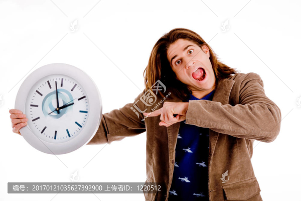 人指示的肖像