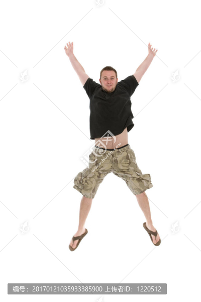 跳躍的人