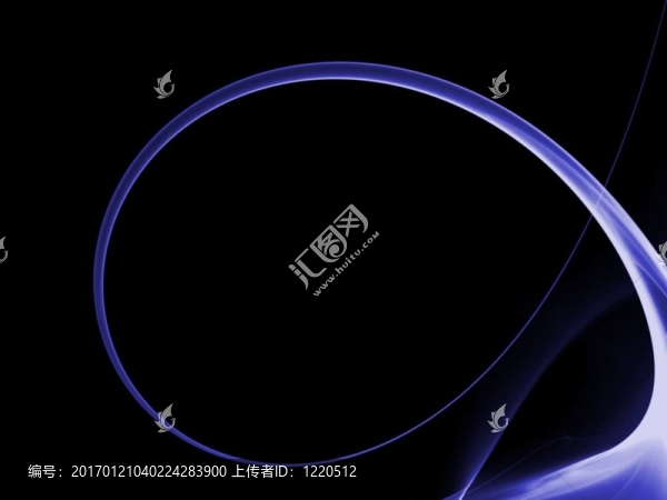 分形摘要背景藍(lán)色卷發(fā)
