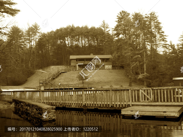 在尤尼科伊州立公園的冬天