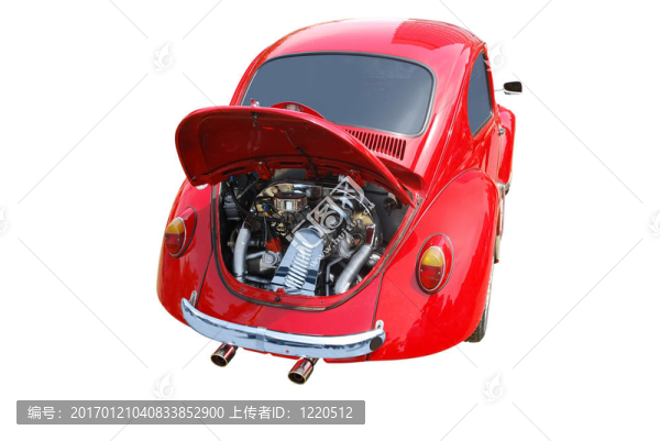 背面的汽車