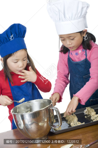 孩子做飯