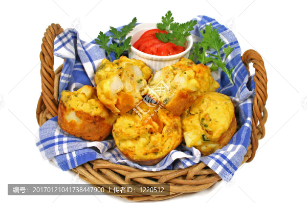 籃子剛Baked,Muffins
