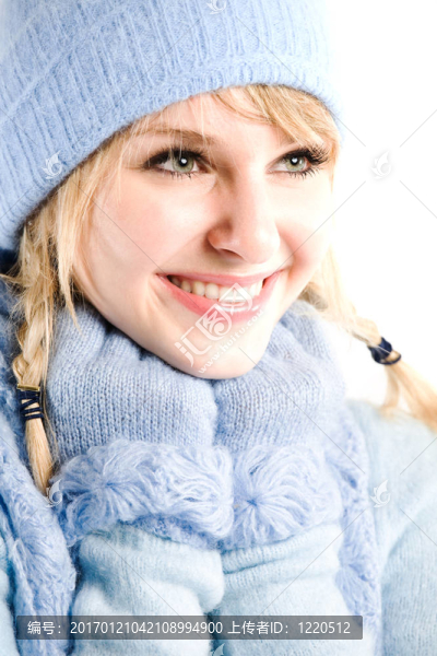 美麗的白人女孩