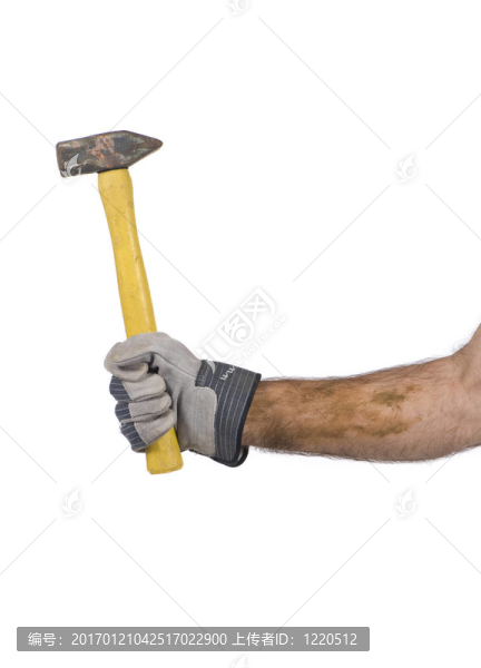 工作的手
