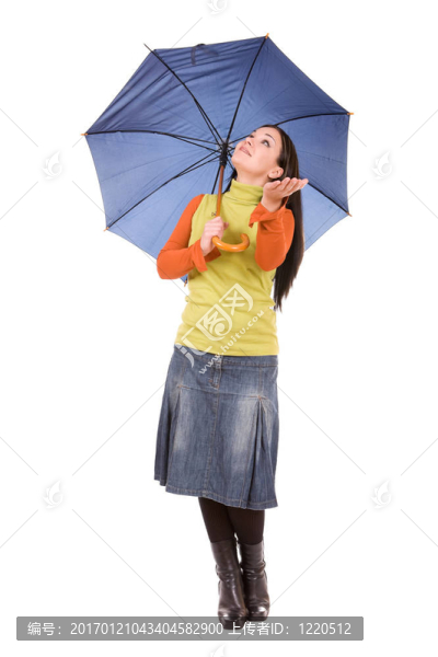 打著雨傘的女人