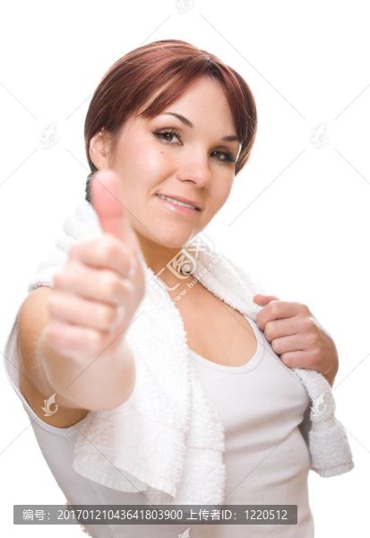 口渴的女人