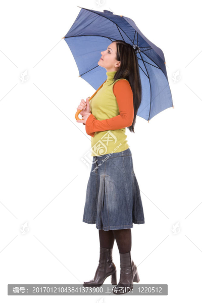 打著雨傘的女人