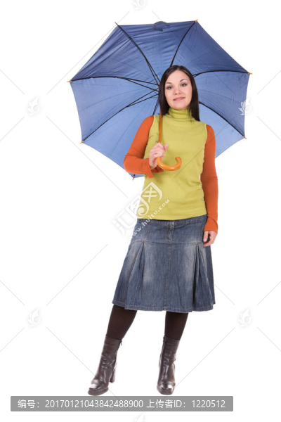 打著雨傘的女人