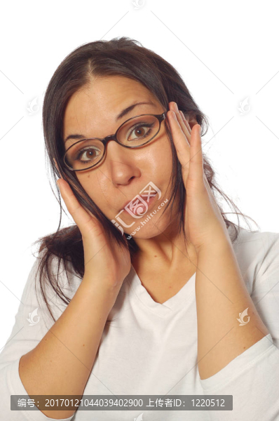 漂亮的黑發(fā)女人
