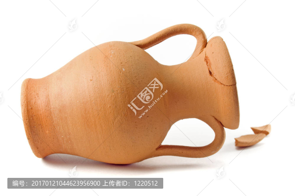 破舊的雙耳瓶