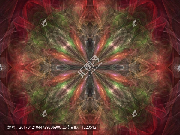 分形摘要背景混合紋理