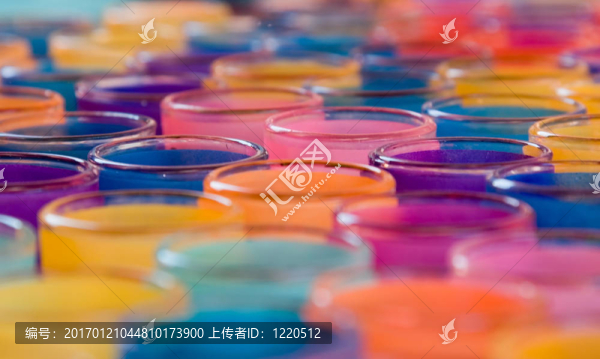 五顏六色的蠟燭