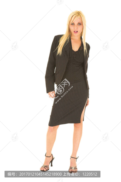 性感的金發(fā)女商人