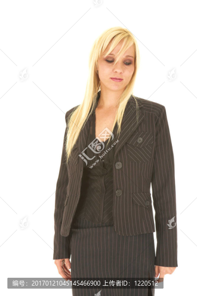 性感的金發(fā)女商人