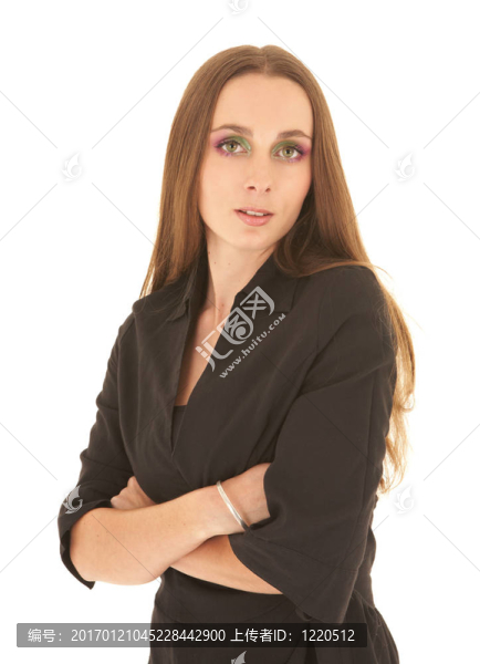性感的黑色businesswom
