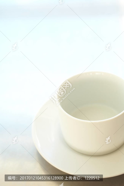空白咖啡杯
