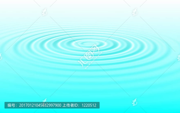 漣漪的水波