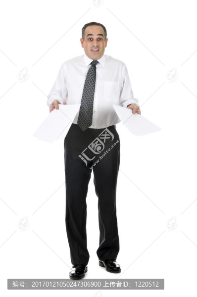 困惑的商人