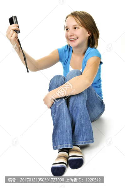 女孩自畫像