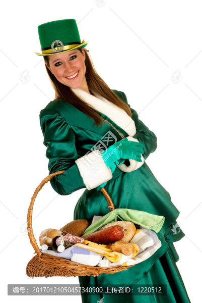 圣帕特里克假日女人