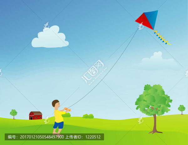 男孩的風(fēng)箏