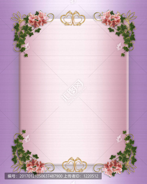 婚禮；派對邀請；花緣