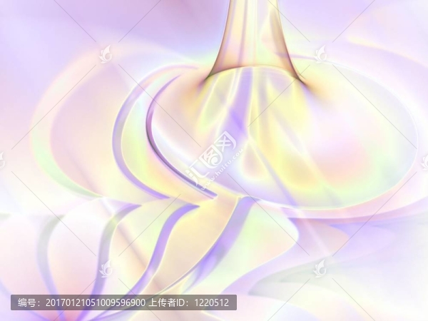 粉彩摘要絲帶