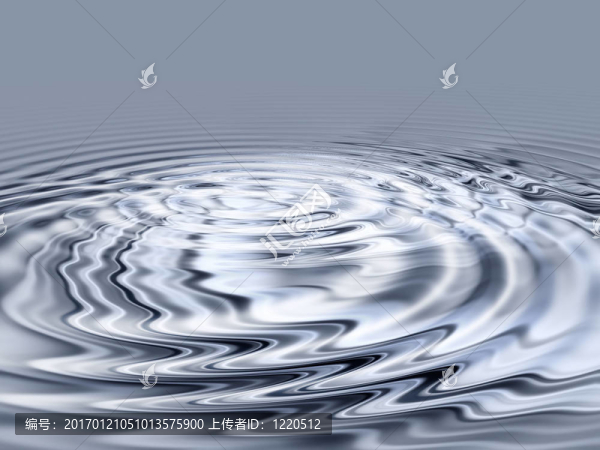 漣漪的水波