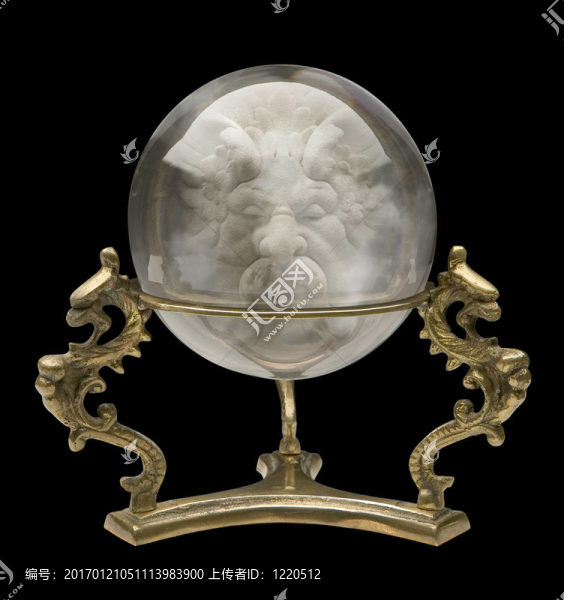 Crystal,Ball帶著一個巫師的臉