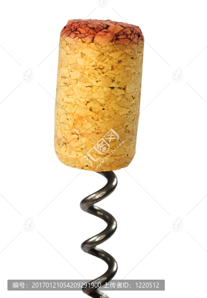 Cork和一個開瓶器