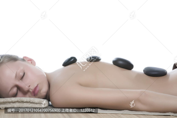 熱礦物圣石治療手按摩
